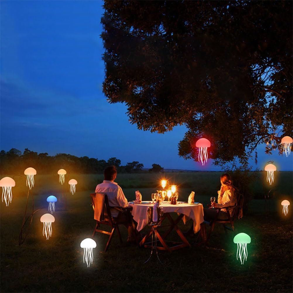 Smart Voice-Controlled Jellyfish Lamp - Premium LED Aquarium Light